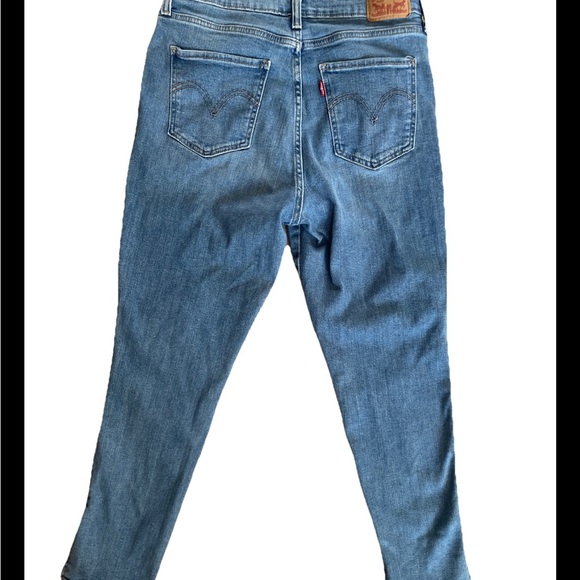 Levi's 721 Jeans Women 31 Faded Blue High Rise Skinny Ankle Button Fly Americana - Picture 6 of 6